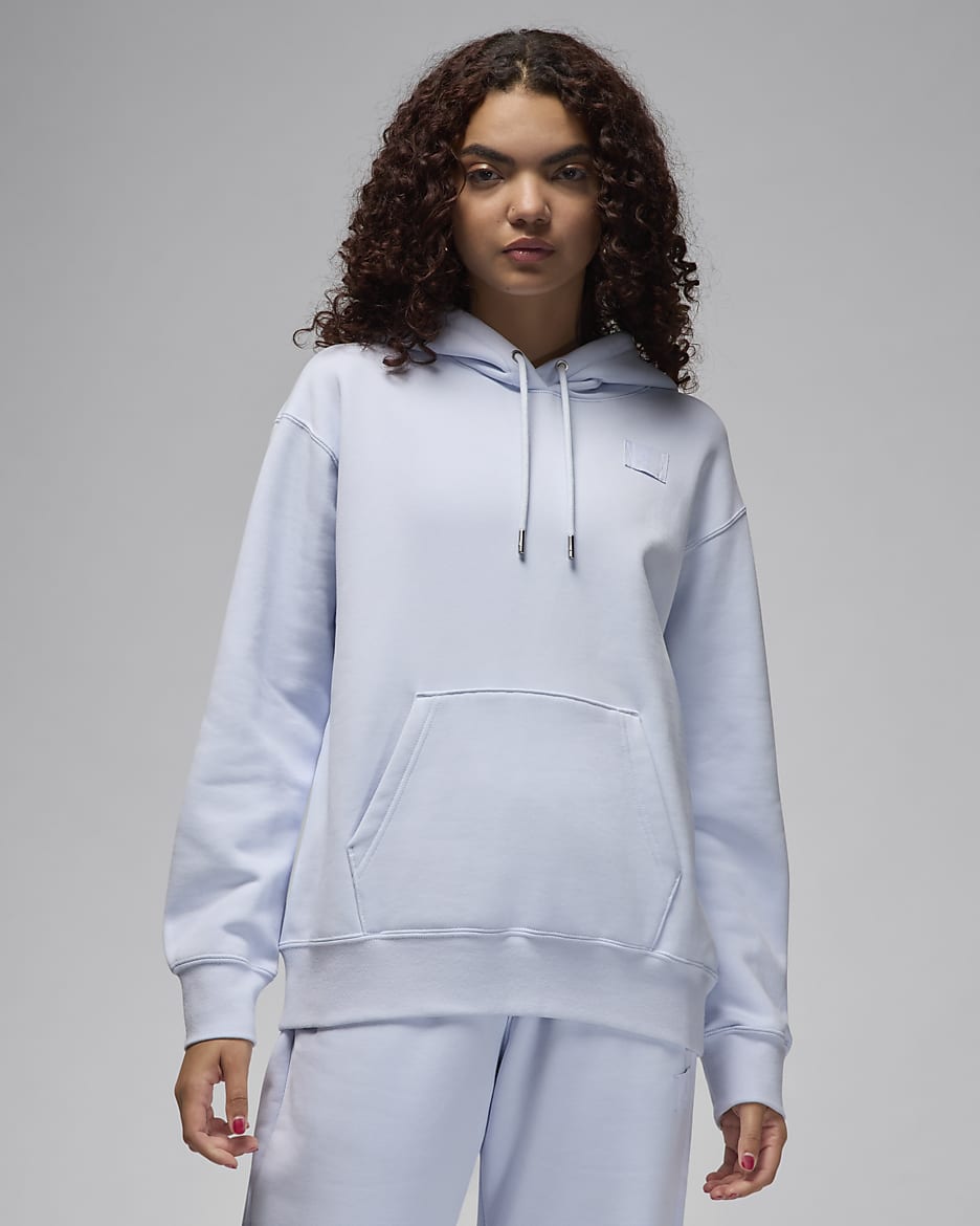 Jordan Flight Fleece Women s Satin Lined Pullover Hoodie. Nike